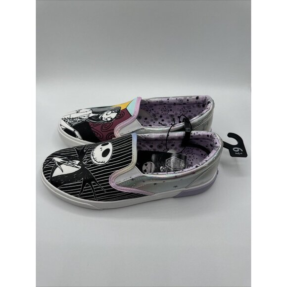 Nightmare Before Christmas Womens Slip On Sneakers Jack Sally Size‎ 6.5 Disney - Picture 2 of 11